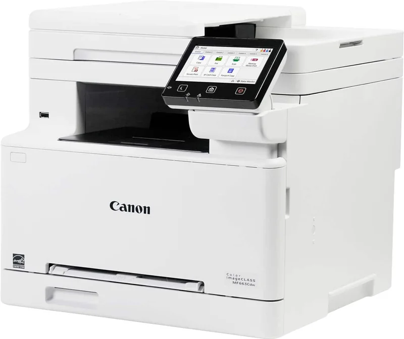 Canon imageCLASS MF663Cdw — Color Laser All-in-One with 50-Sheet ADF — product photograph