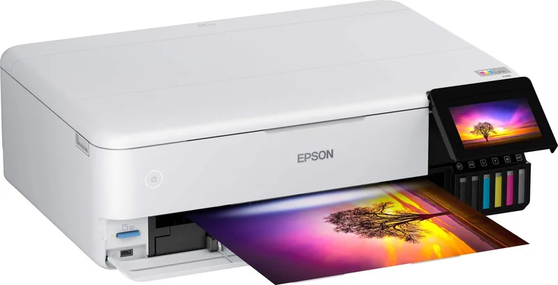 Epson EcoTank Photo ET-8550 — Wide-Format All-in-One Supertank Printer — product photograph