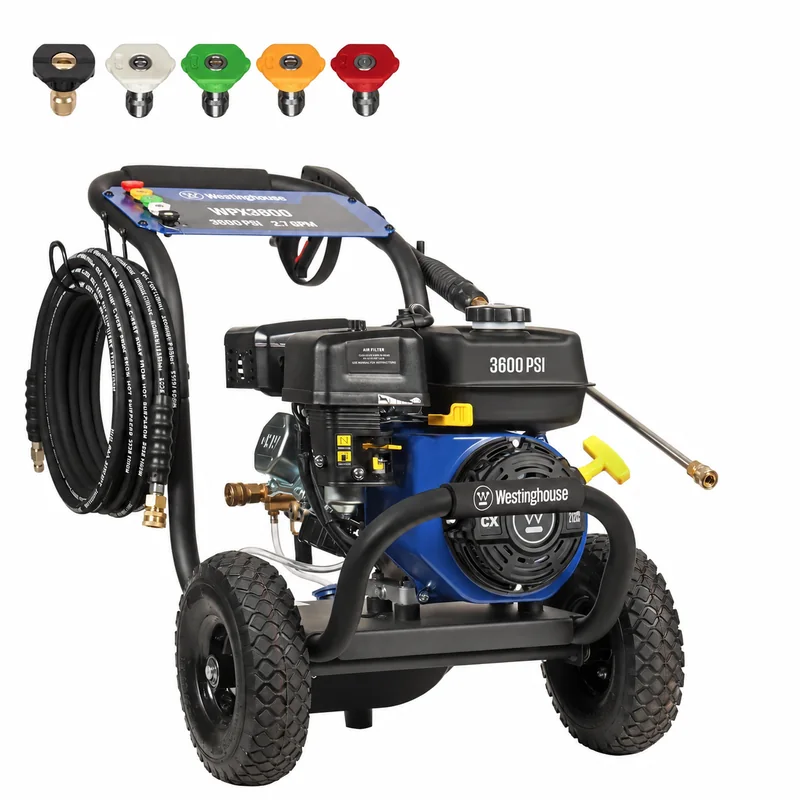 Westinghouse WPX3600 — 3600 PSI Gas Pressure Washer, Triplex Pump — product photograph