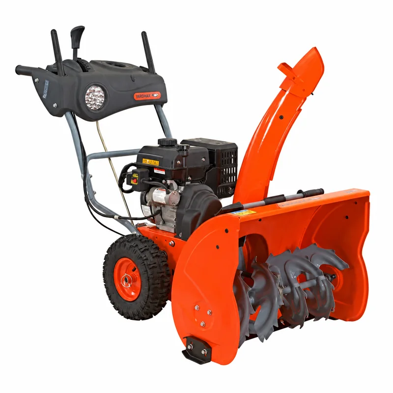 YARDMAX YB6770 — 26-Inch Two-Stage Gas Snow Blower with Headlight — product photograph
